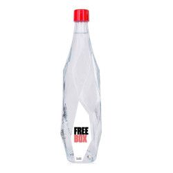 BOTELLA AGUA GAS CRISTAL HEALSI 85CL - ETIQUETA ADHESIVA TODO COLOR